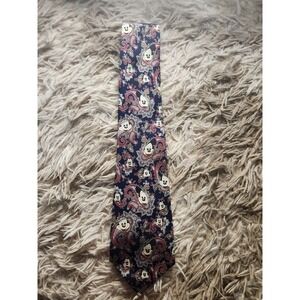 Vintage Disney Mickey Balancine Tie 100% Silk Made‎ In Korea